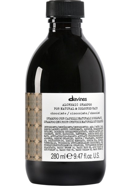 Koyu Renk Saçlar Için Şampuan - Alchemic Chocolate 280ML.