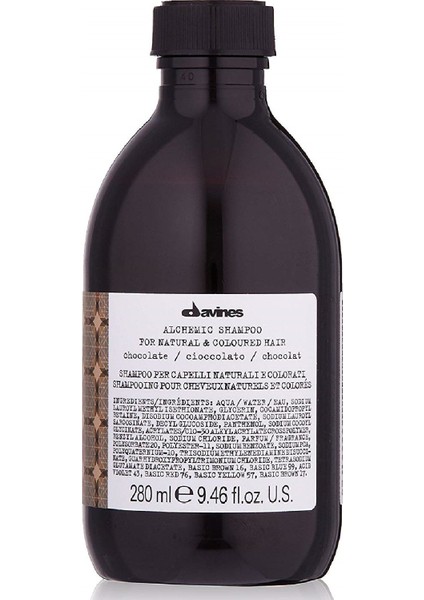 Koyu Renk Saçlar Için Şampuan - Alchemic Chocolate 280ML. fiyatları