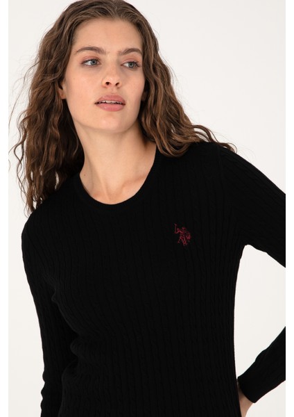 Kadın Siyah Kazak /triko 50313626-VR046 fiyatları