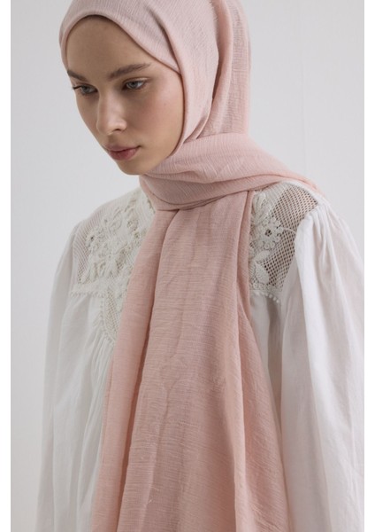 Drew Toz Pembe Bohem Uzun Saçaklı Pamuklu Şal fırsatları