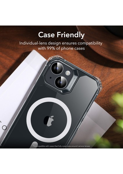 iPhone 15/15 Plus Kamera Lens Koruyucu Mavi indirimleri
