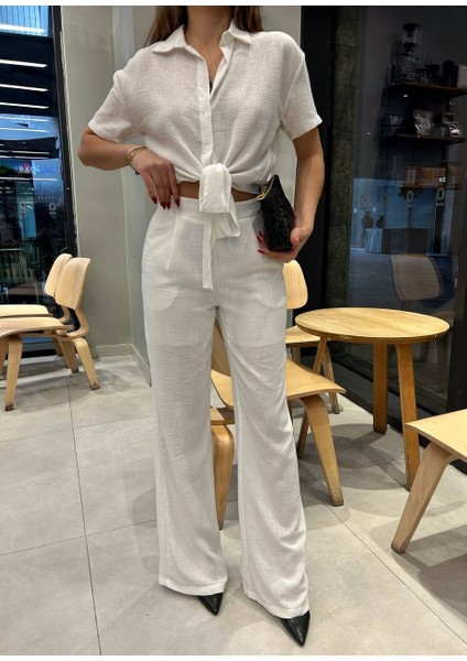 Önden Bağlamalı Keten Takım fırsatları