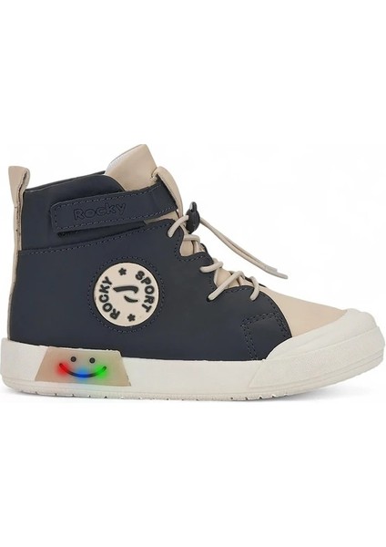 Alaca Çocuk Ortopedik Kaymaz Rahat Taban Işıklı Sneaker