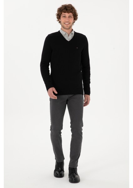 Erkek Siyah Kazak /triko 50313668-VR046 fırsatları