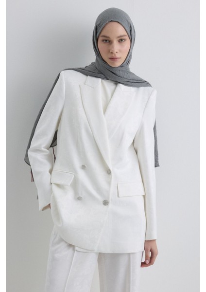 Drew Gri Bohem Uzun Saçaklı Pamuklu Şal fırsatları