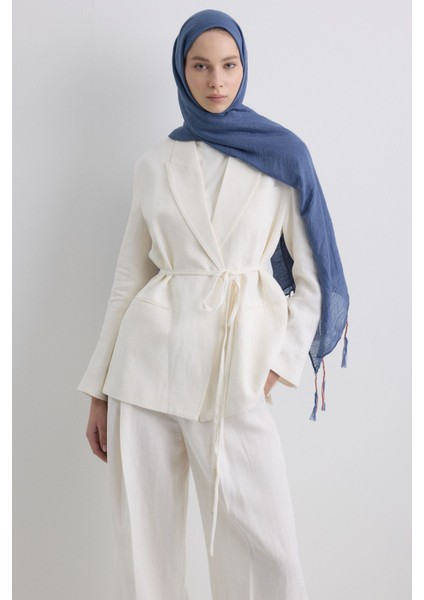 Drew Indigo Bohem Uzun Saçaklı Pamuklu Şal fırsatları