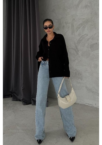 Kadın Siyah Gabardin Pamuklu Kısa Ceket fırsatları