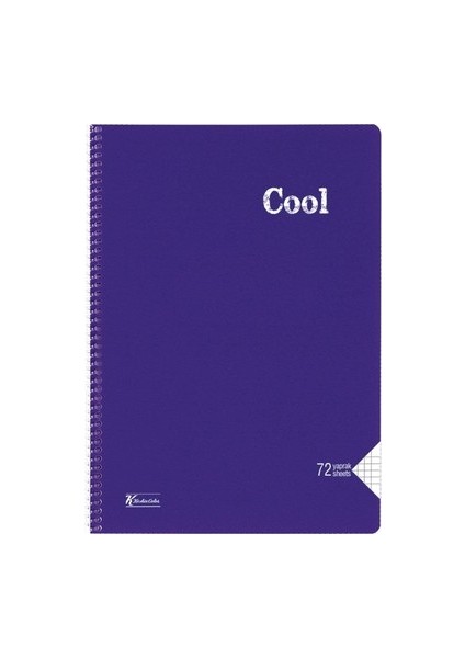 96 Yaprak Çizgili Telli Defter Mor