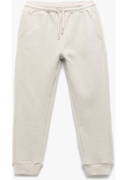 Beli Bağcıklı Cepli Basic Jogger Eşofman Altı