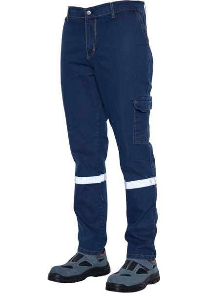 Reflektörlü Yazlık Kot Iş Pantolonu fiyatları