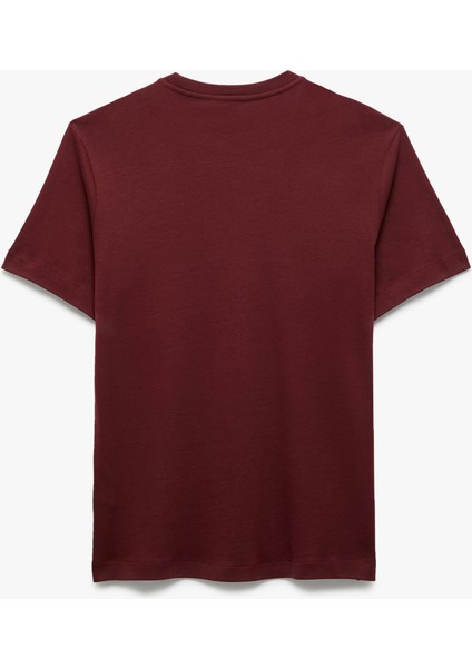 Regular Fit Bisiklet Yaka Pamuklu Kısa Kollu Basic Tişört fiyatları