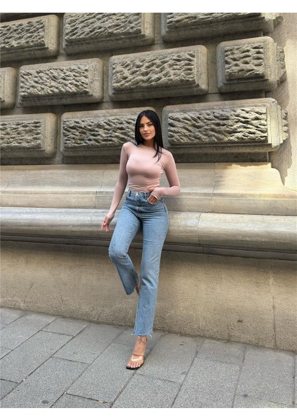 Kadın Siyah İp Askılı Viskon Badi Tişört modelleri