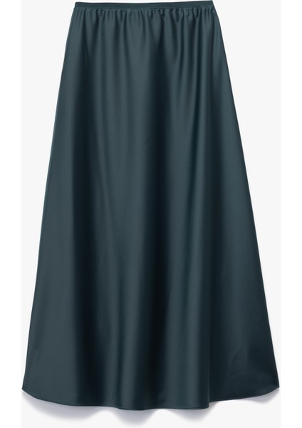 Standart Bel Regular Fit Saten Midi Etek fiyatları