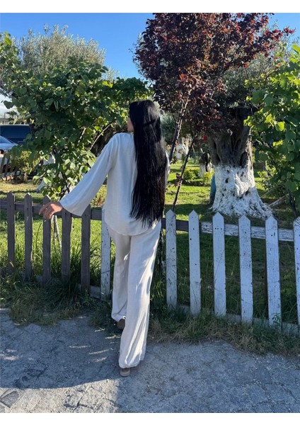 Taş Renk Bağlamalı Saten Kruvaze Takım fiyatları