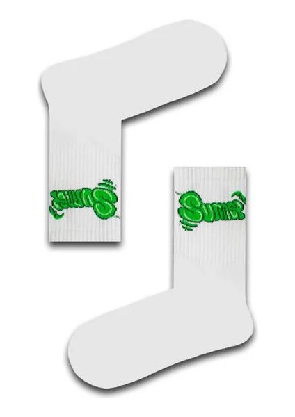Sumer Desenli Unisex Atletik Çorap