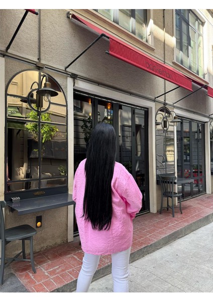 Pembe Cepli Pamuk Polyester Gömlek modelleri