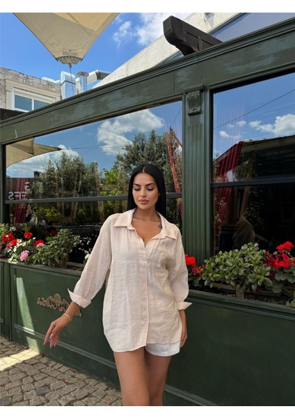 Taş Cepli %100 Pamuk Gömlek fiyatları