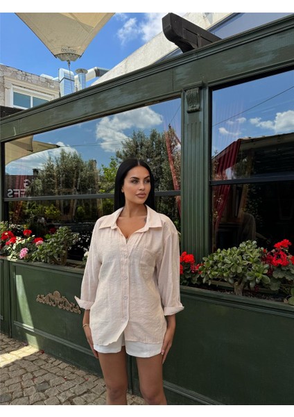 Taş Cepli %100 Pamuk Gömlek fırsatları