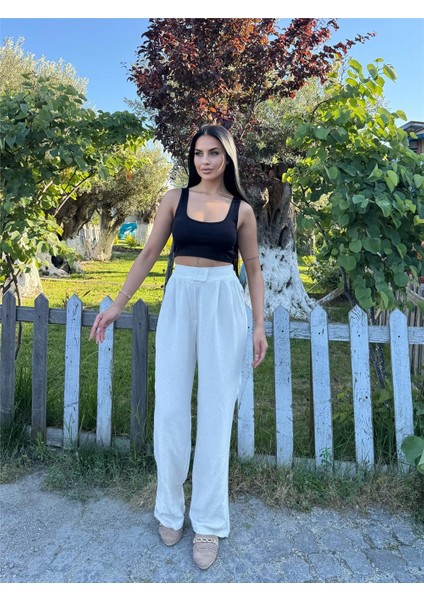 Taş Palazzo Beli Cırtlı Pantolon fiyatları