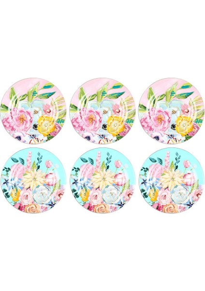 Lucky Art Peony Bone 26 Parça Çay Pasta Ikram Seti modelleri