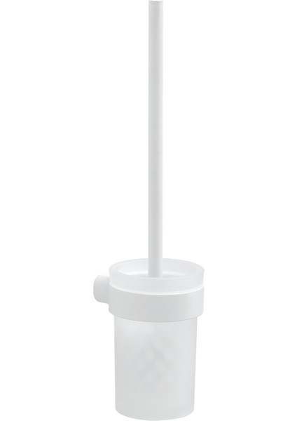 Pirenei Duvara Monte Tuvalet Fırçalık - Mat Beyaz