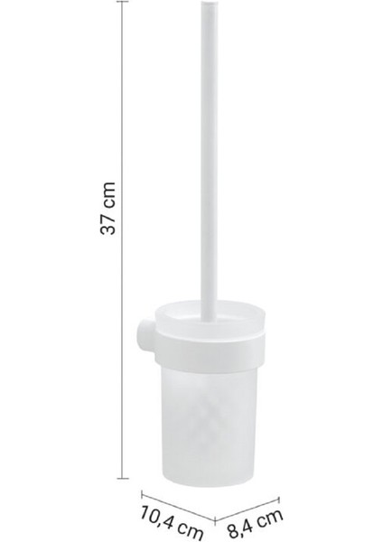 Pirenei Duvara Monte Tuvalet Fırçalık - Mat Beyaz fiyatları