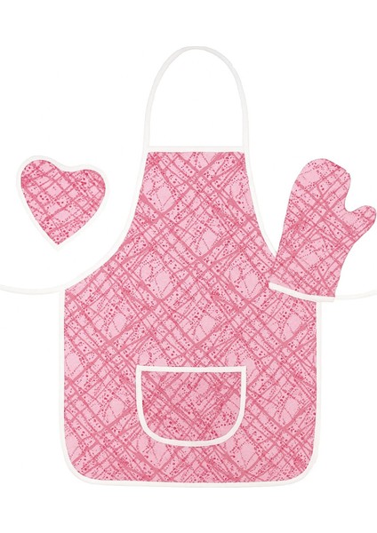 Pembe Önlük Seti