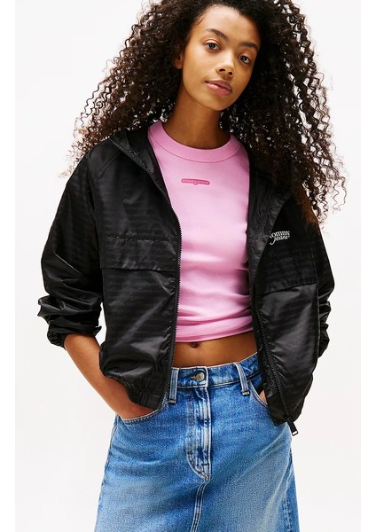 Script Kadın Siyah Yağmurluk DW0DW20952BDS