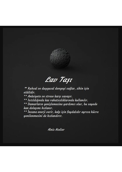 Küp Lav Taşı ve Mat Oniks Doğal Taş Bileklik modelleri