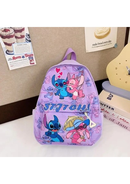 Dikiş Moda Naylon Sırt Çantası, Karikatür Dikiş Baskısı, Okul ve Hafif Seyahat Sırt Çantası Çocuklar ve Kızlar Için Uygun: Stitch-C (Yurt Dışından)