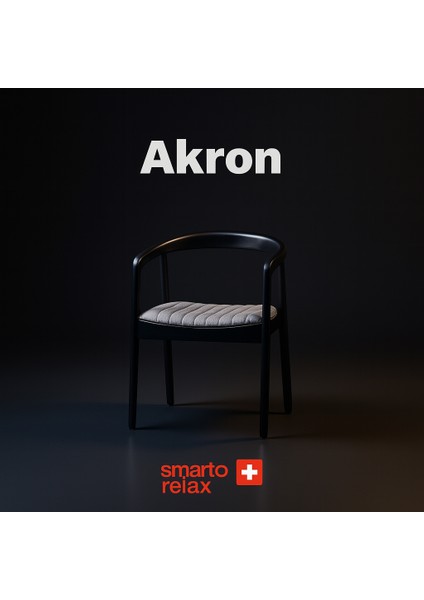 Akron 2’li Sandalye Seti — Ahşap Ayaklı, Krem Kumaş fiyatları