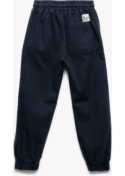 Pamuklu Beli Bağcıklı Basic Jogger Pantolon fiyatları
