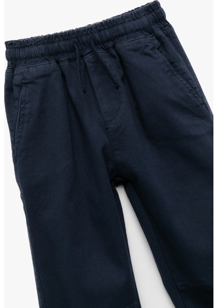 Pamuklu Beli Bağcıklı Basic Jogger Pantolon modelleri