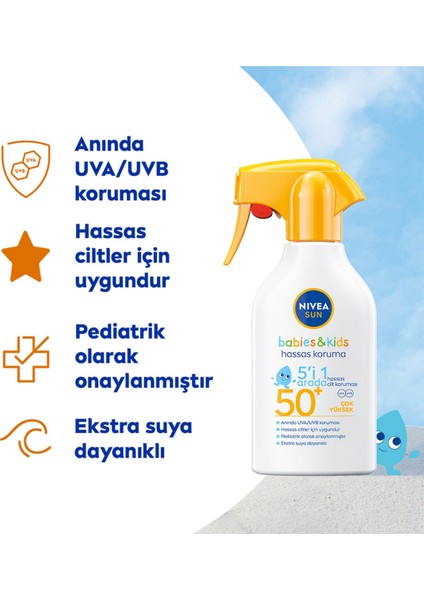 Bebek & Çocuk Güneş Spreyi Spf 50 – 270 ml | Hassas Ciltler Için Yüksek Koruma | Suya Dayanıklı Güneş Koruyucu fiyatları