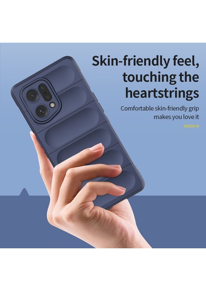 Oppo Find X5 Darbeye Dayanıklı Esnek Yumuşak Tpu Kaymaz Kenar Cep Telefonu Koruyucu Sağlam Arka Kılıf-Açık Gri (Yurt Dışından) fiyatları