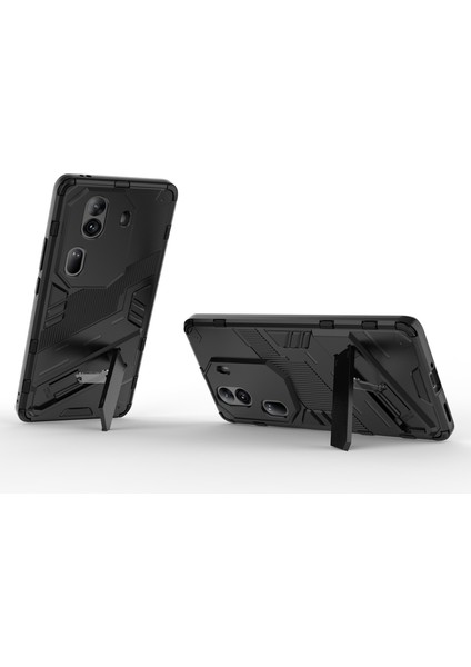 Oppo RENO11 Pro 5g (Global) Kılıf Pc + Tpu Kickstand Koruyucu Telefon Kılıfı-Siyah (Yurt Dışından) fiyatları
