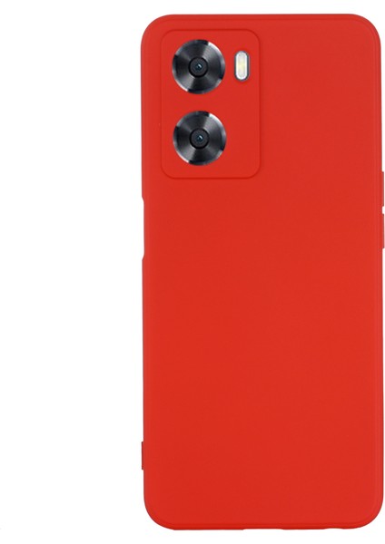 Oppo A77 4G/A77S 4G/A57E 4g Ince Kılıf Sıvı Silikon Telefon Kılıfı El Kayışı Ile-Kırmızı (Yurt Dışından) indirimleri