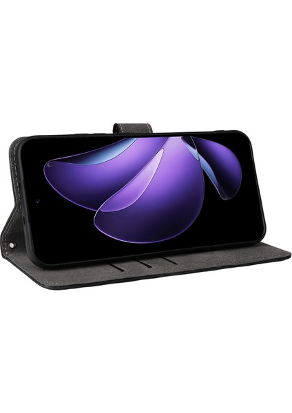 Oppo RENO13 5g(Global)Cüzdan Kılıfı Rfıd Engelleme Pu Deri Kapak Standı Görünüm-Siyah (Yurt Dışından) modelleri