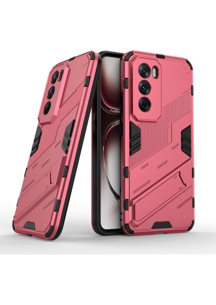 Oppo RENO12 Pro 5g (Global) Kılıf Kickstand Hibrit Sert Pc Yumuşak Tpu Telefon Kılıfı-Gül (Yurt Dışından) fırsatları
