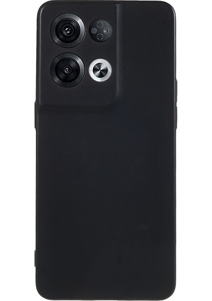 Oppo Reno8 Pro 5g (Küresel Sürüm) Için Siyah Mat Esnek Tpu Kılıf, Çizilmez Koruyucu Cep Telefonu Kılıfı (Yurt Dışından)