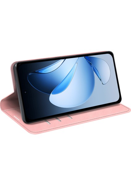 Oppo RENO13 5g(Global)Kılıf Deri Dokunmatik Deri Cüzdan Telefon Kılıfı-Pembe (Yurt Dışından) fırsatları