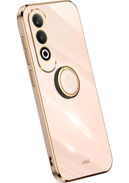 Xınlı Oppo K12 Kılıf Tpu Telefon Kılıfı Döndürülebilir Halka Tutucu-Pembe (Yurt Dışından)
