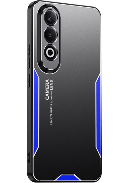 Oppo K12 Kılıf Düşmeye Karşı Dayanıklı Alüminyum Alaşım + Pc + Tpu Cep Telefonu Kılıfı - Mavi (Yurt Dışından)