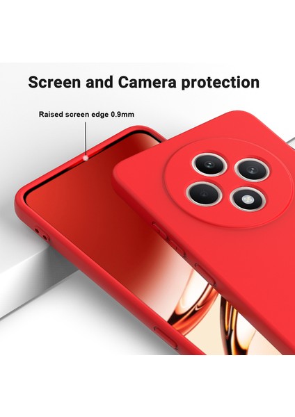 Oppo RENO12 F 5g (Oppo RENO12 Fs) Neo Kılıf Düşmeye Karşı Dayanıklı Sıvı Silikon Telefon Kılıfı Kayışlı-Kırmızı (Yurt Dışından) modelleri