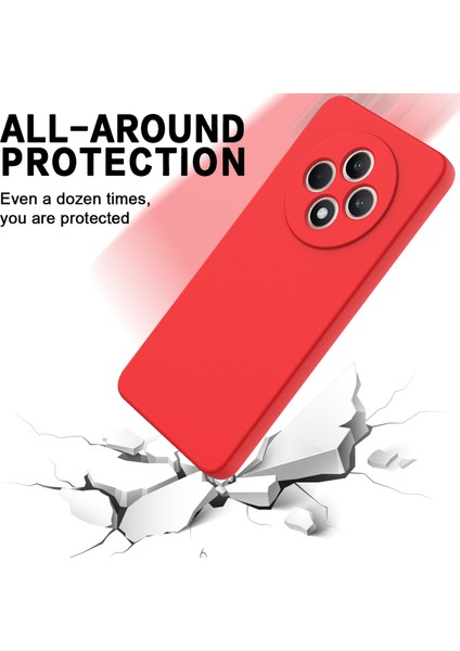 Oppo RENO12 F 5g (Oppo RENO12 Fs) Neo Kılıf Düşmeye Karşı Dayanıklı Sıvı Silikon Telefon Kılıfı Kayışlı-Kırmızı (Yurt Dışından) fırsatları