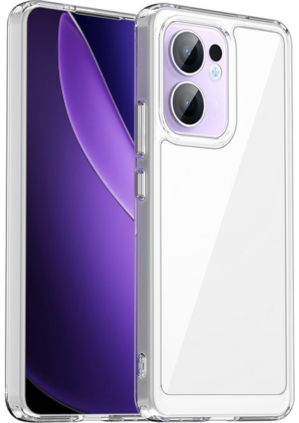 Oppo RENO13 F 5g Kılıf Tpu+Akrilik Koruyucu Şeffaf Telefon Kılıfı-Şeffaf (Yurt Dışından)