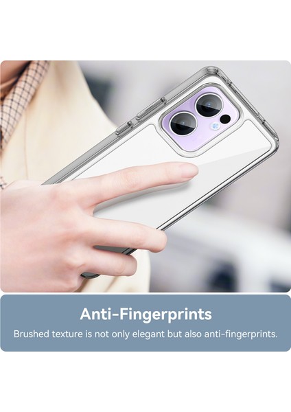 Oppo RENO13 F 5g Kılıf Tpu+Akrilik Koruyucu Şeffaf Telefon Kılıfı-Şeffaf (Yurt Dışından) indirimleri