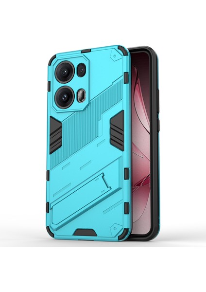 Oppo RENO13 Pro 5g Kılıf Pc+Tpu Darbeye Dayanıklı Telefon Kılıfı Kickstand Ile-Bebek Mavisi (Yurt Dışından)