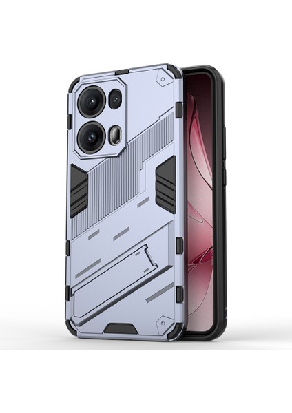 Oppo RENO13 Pro 5g Kılıf Pc+Tpu Darbeye Dayanıklı Telefon Kılıfı Kickstand Ile-Gri (Yurt Dışından)