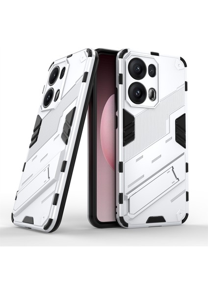 Oppo RENO13 Pro 5g Kılıf Pc+Tpu Darbeye Dayanıklı Telefon Kılıfı Kickstand Ile-Beyaz (Yurt Dışından) fiyatları